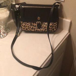 Tory Burch Kerrington Large Leopard Crossbody